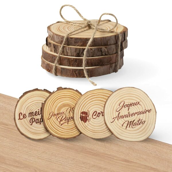 Rondin de bois 8-11cm
