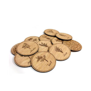DESSOUS DE VERRE BOIS (lot de 4)